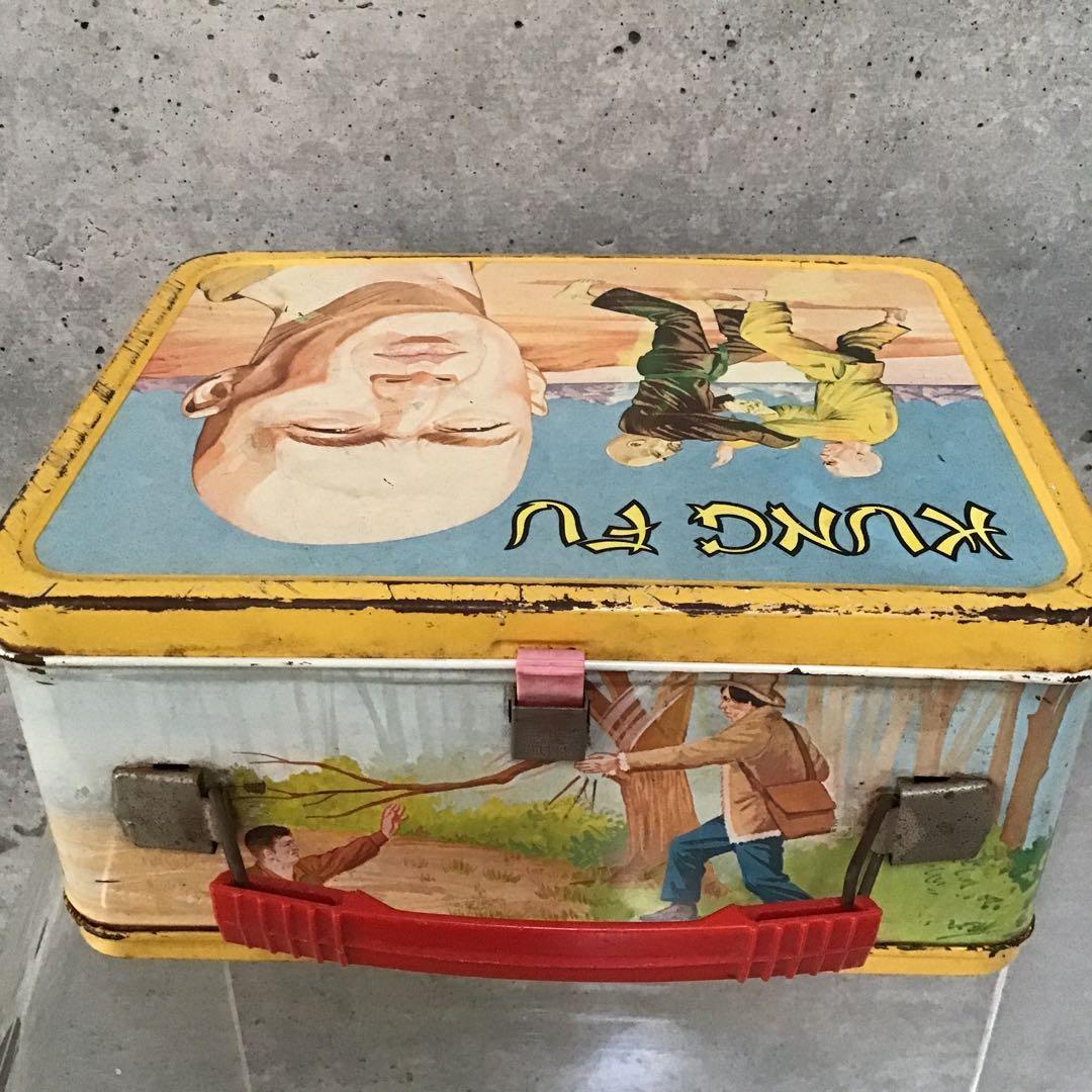 70s カンフー KUNG FU ブリキ ランチボックス ビンテージ