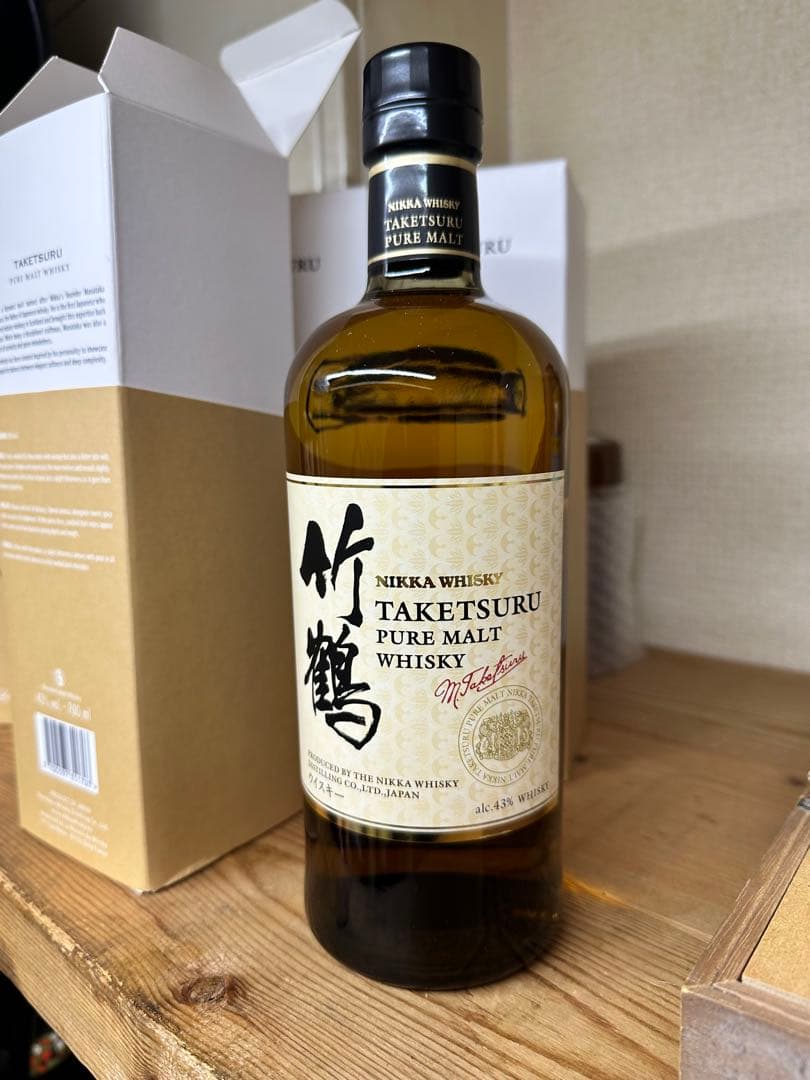 お買得6本セットTAKETSURU ピュアモルトウイスキー 700ml 43%