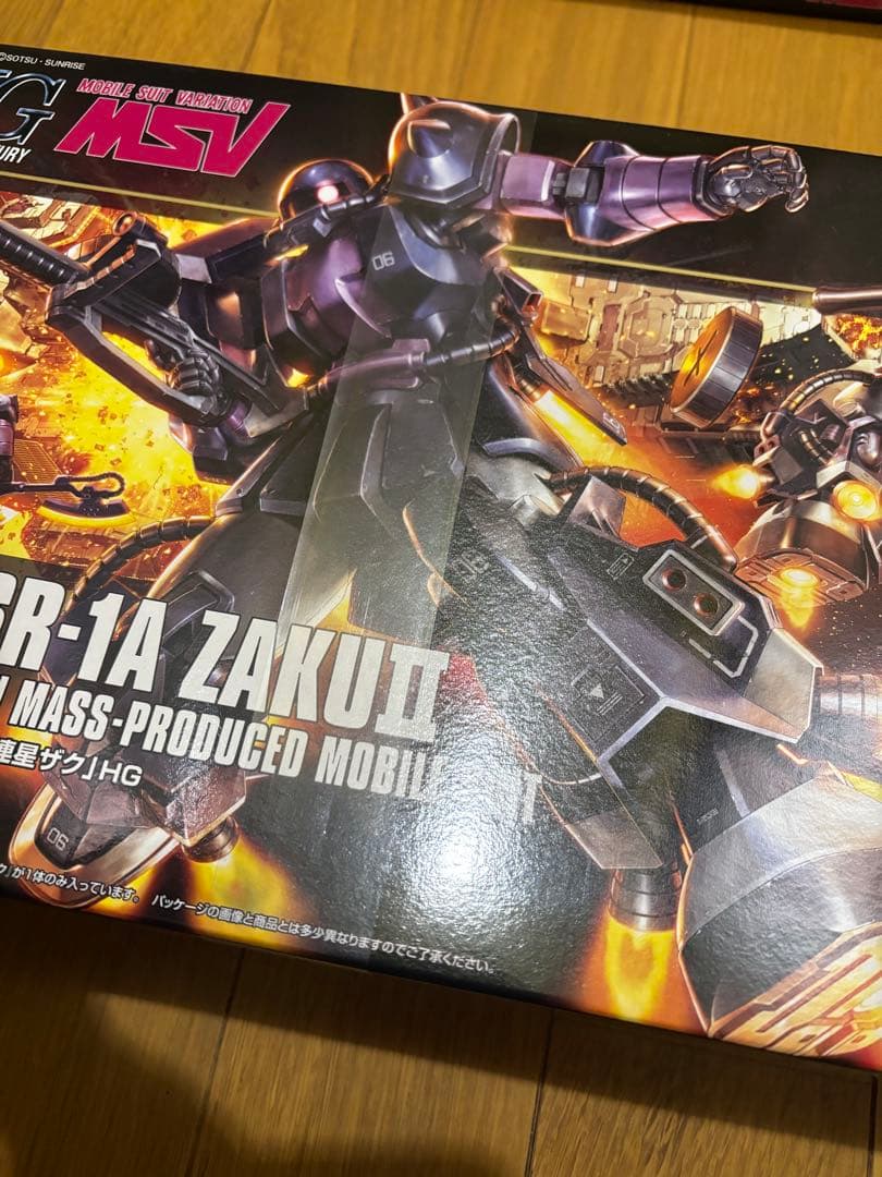 ガンプラ　HG 1/144MSV ザクII 黒い三連星　ジョニー　シン3体セット