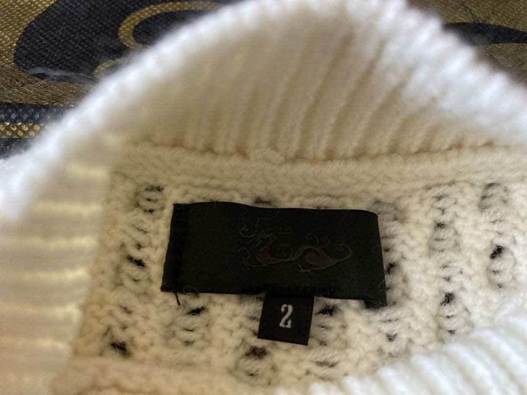 DanceWithDragonニットベスト★サイズ2