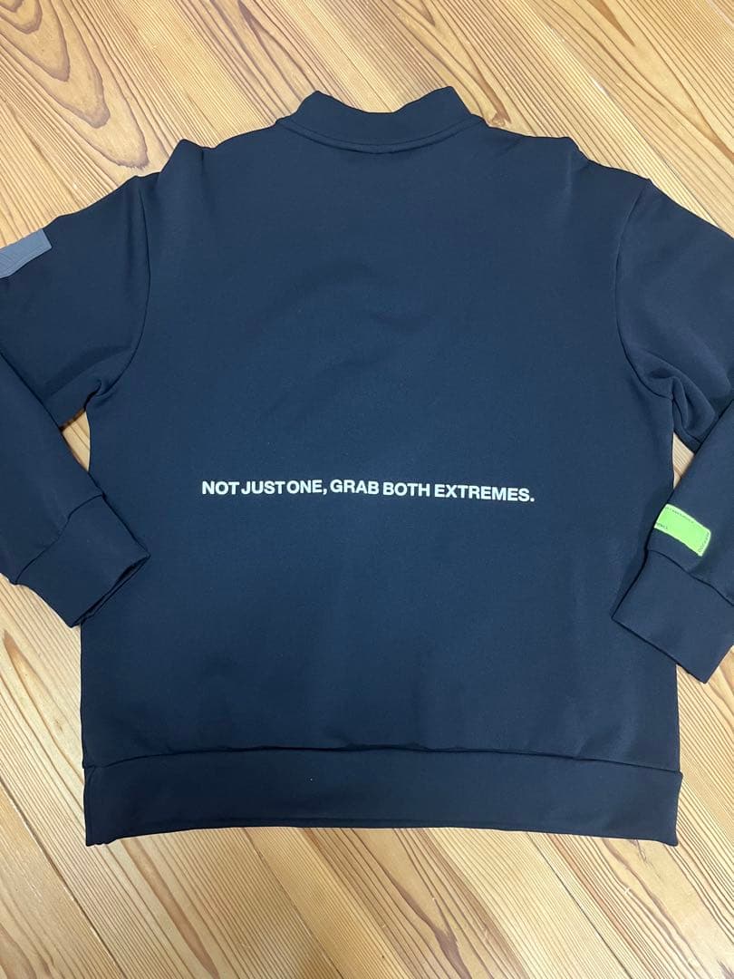 メンズウェア RUFFLOG MOCK NECK SWEAT BLACK