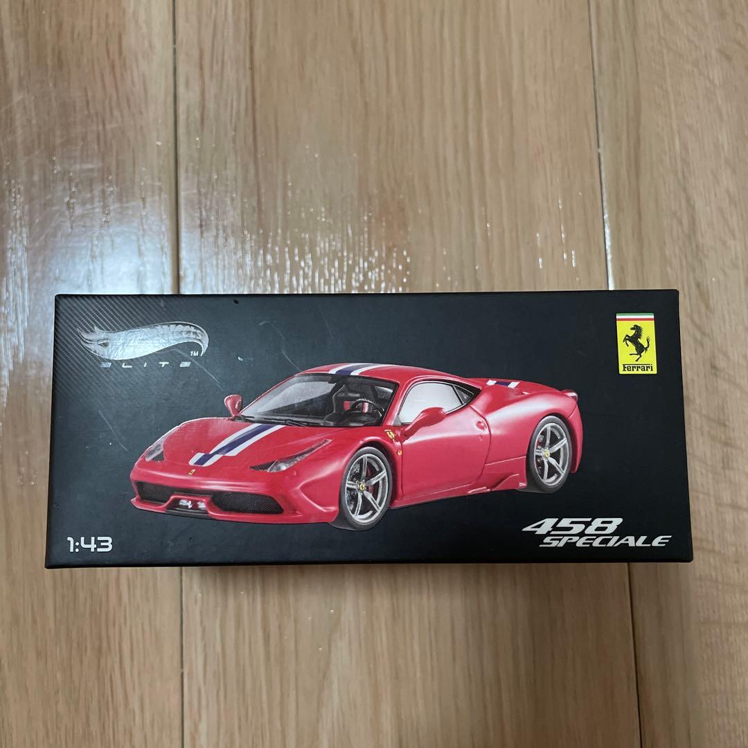 ミニカー Hot Wheels 458 Speciale 1:43
