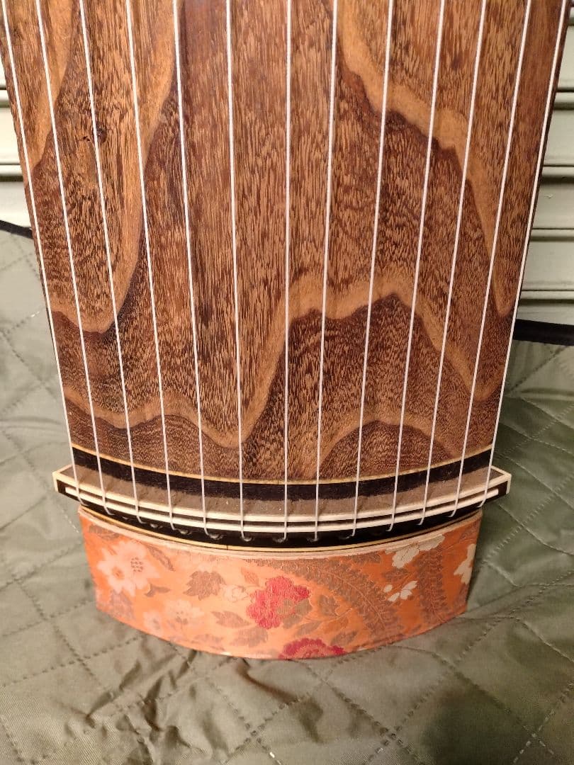 琴 13弦 すだれ彫り