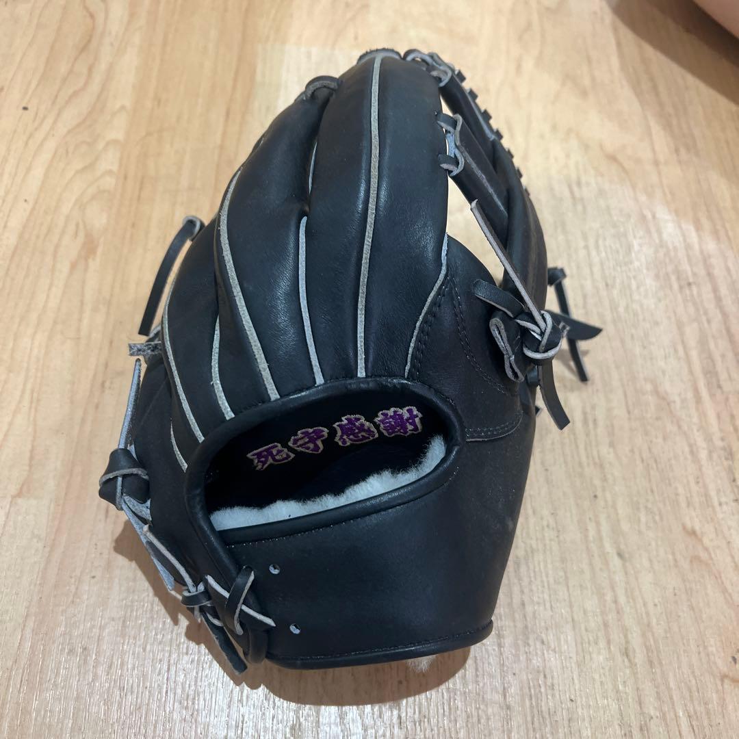 黒 レザー 硬式野球グローブ