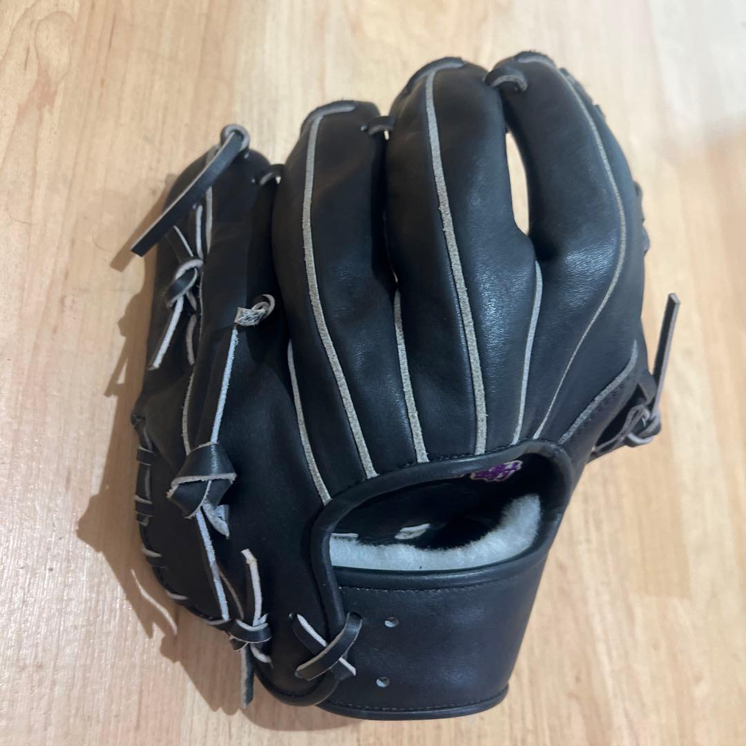 黒 レザー 硬式野球グローブ