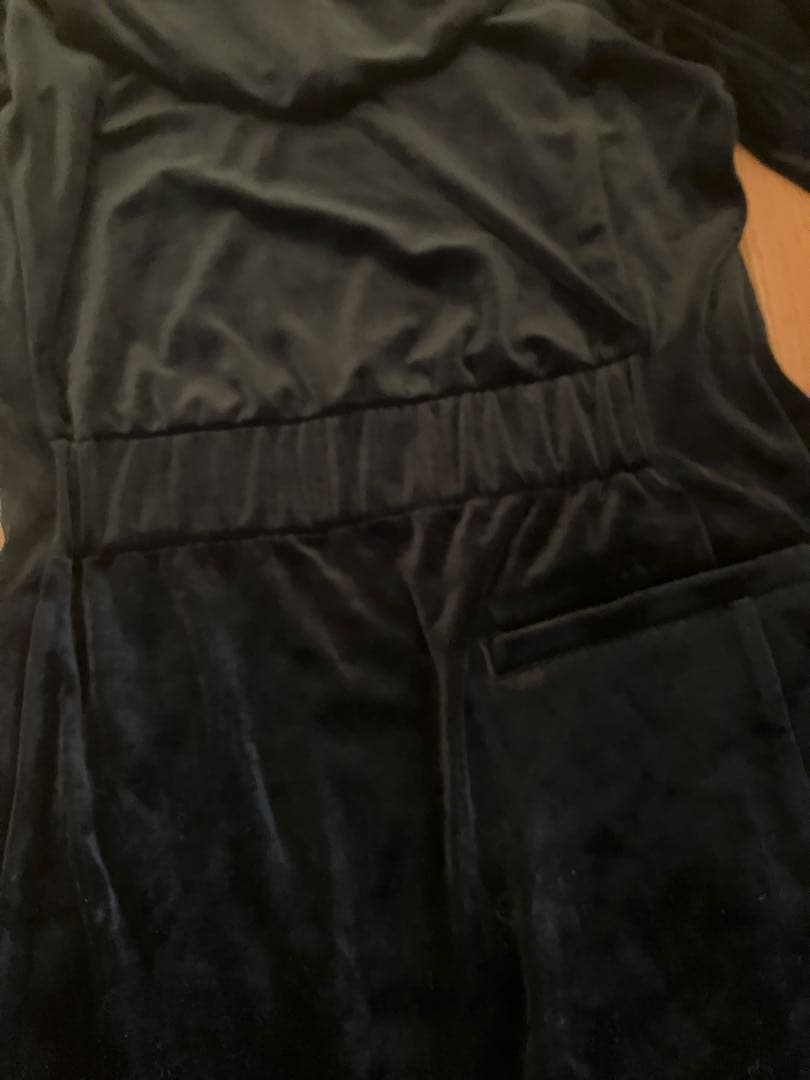 ⭐️ほぼ新品⭐️マスターバニー ベロア パーカーワンピース フーディ 黒