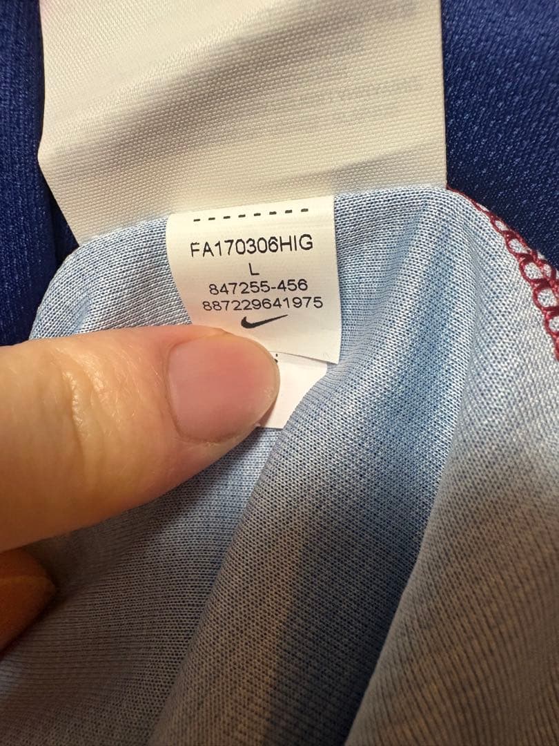 【正規品・タグ付き】 バルセロナ メッシ 17/18 リーグMVP得点王 L