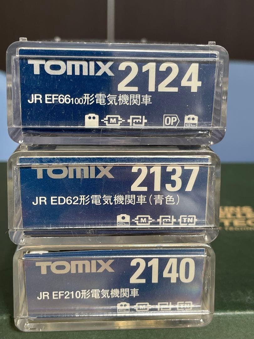 TOMIX Nゲージ鉄道模型JR電気機関車EF66形EF210形ED62形3種類