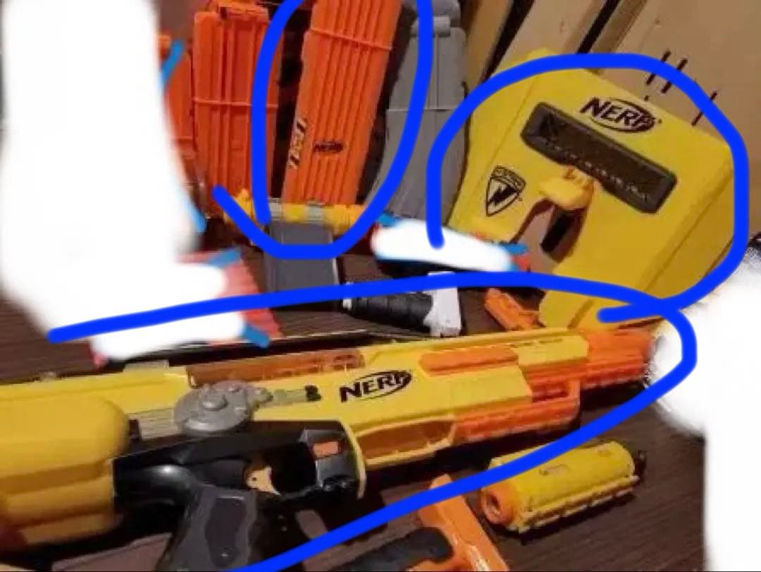 専用　ナーフスタンピード　本体　付属18連マガジン　シールド