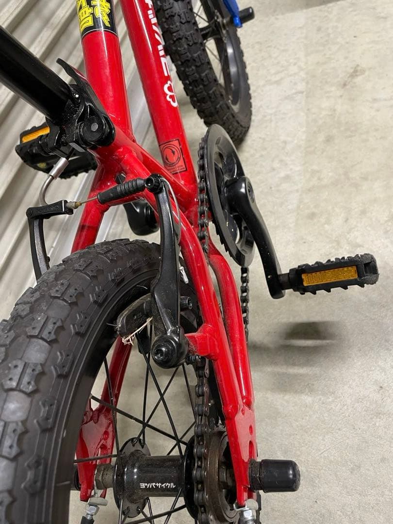 ヨツバサイクル　14インチ レッド/ブルー