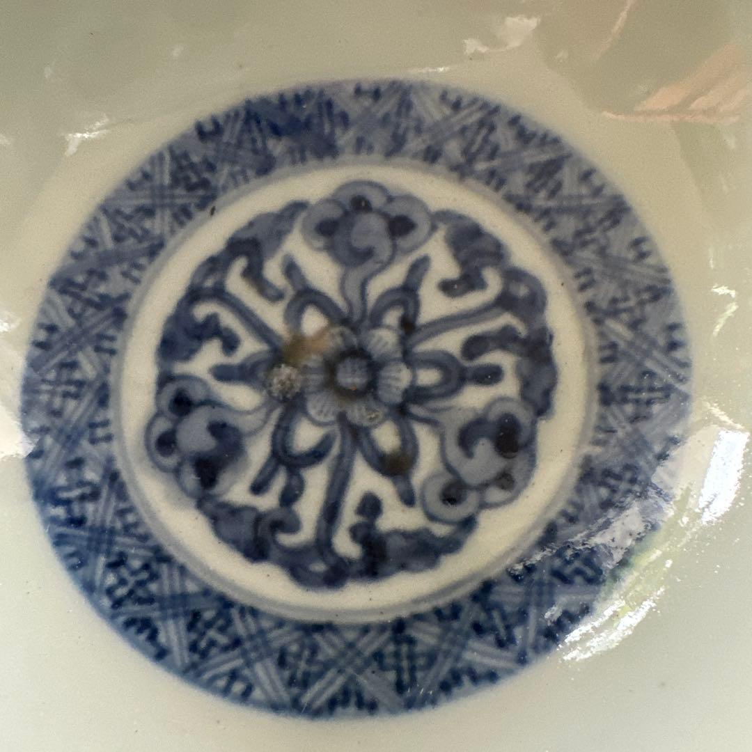 古伊万里　赤絵椀　太明年製　懐石　金彩　７客　蓋付