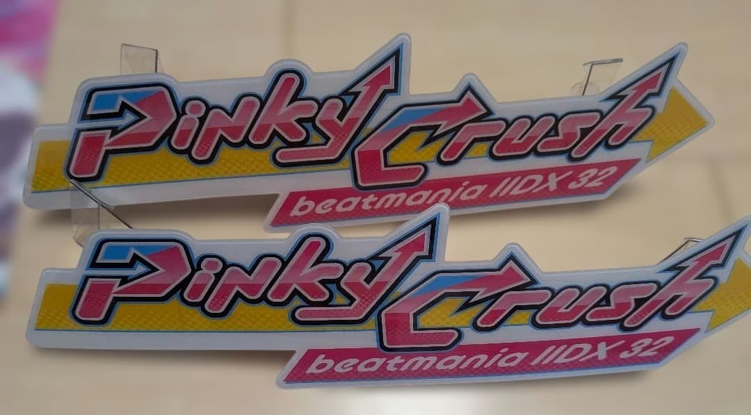 KONAMI beatmania ⅡDX 32 Pinky Crash看板装飾品