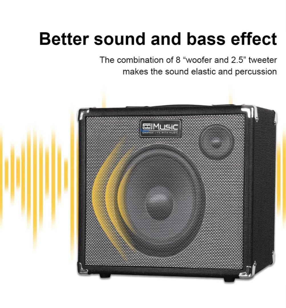 Coolmusic TS112 TS-112ベースギターアンプ 30W