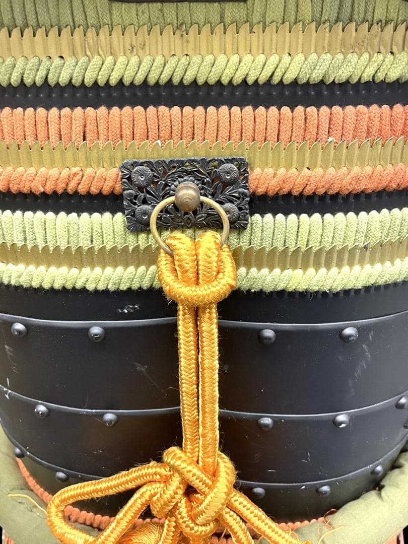 送料込み 着用可能 甲冑 等身大 当世具足 鎧兜 時代祭り 鎧櫃 龍刻 胸当て