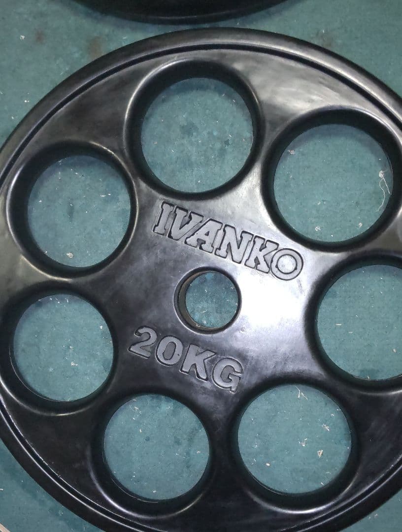 オリンピック プレート IVANKO 20kgプレート1枚①