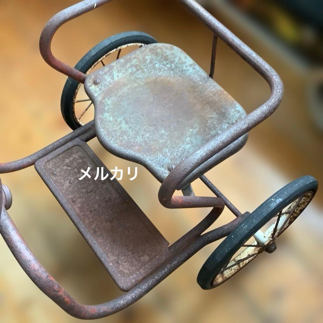 ヴィンテージ 三輪車　二人乗り三輪車　タンデム三輪車