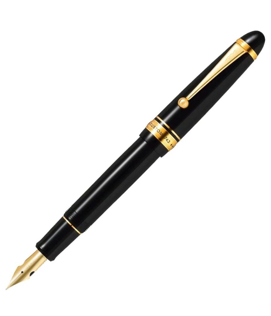 PILOT 万年筆 マンネンヒツ カスタム743 B FAブラック 新品