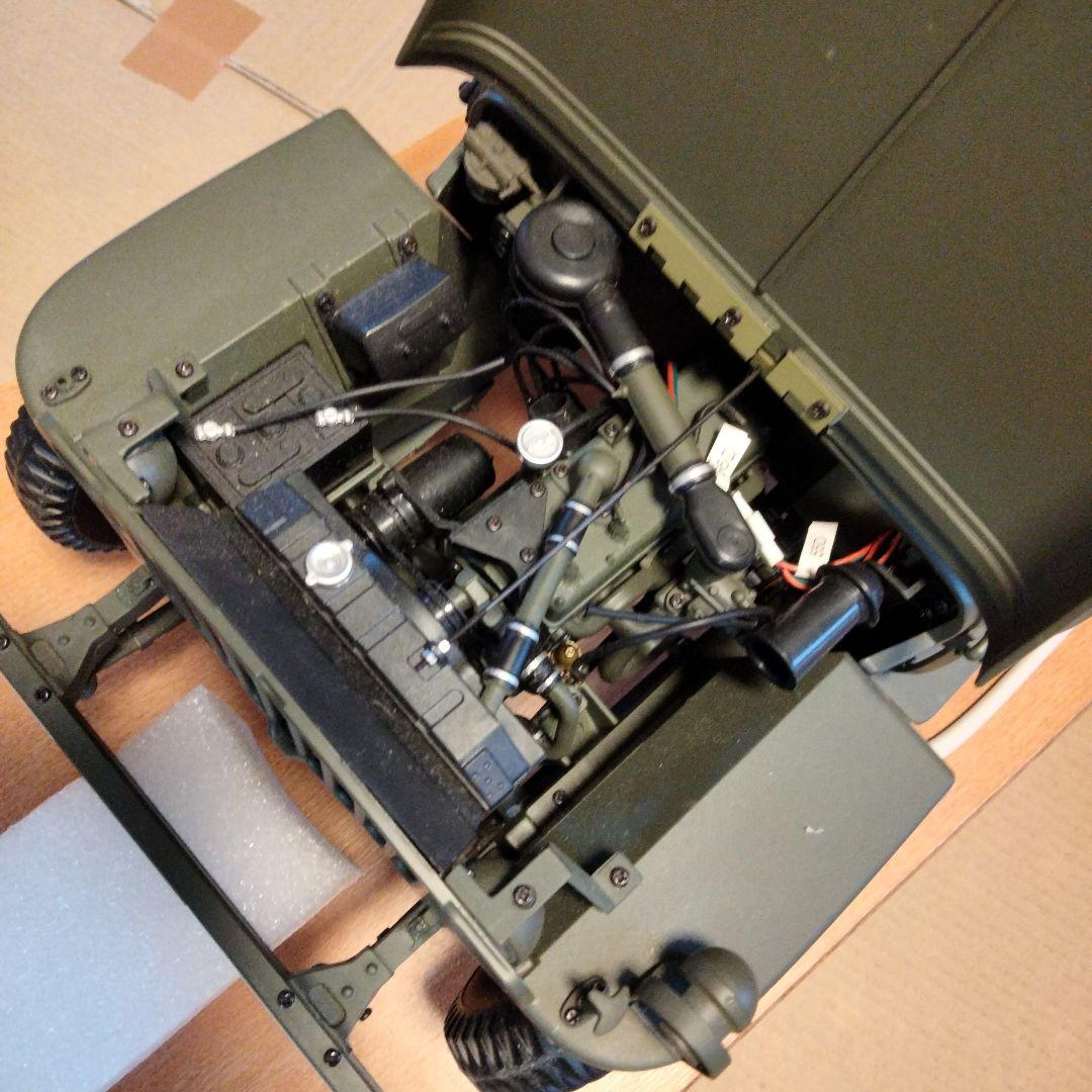 デアゴスティーニ・ウイリスジープ1／8 ・ジャンク品(部品の破損、欠品有りの為）