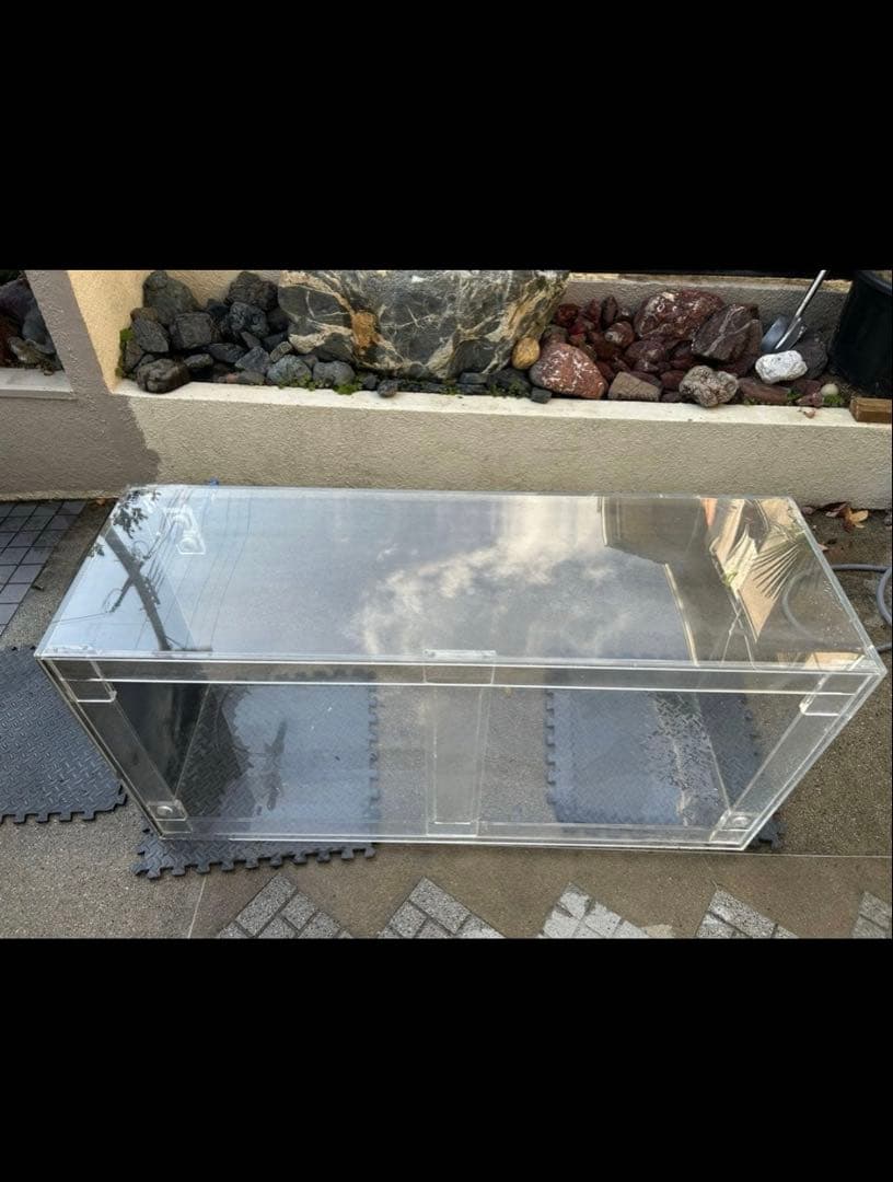 アクリル水槽 1500×750×500 厚み1センチ 引取り限定