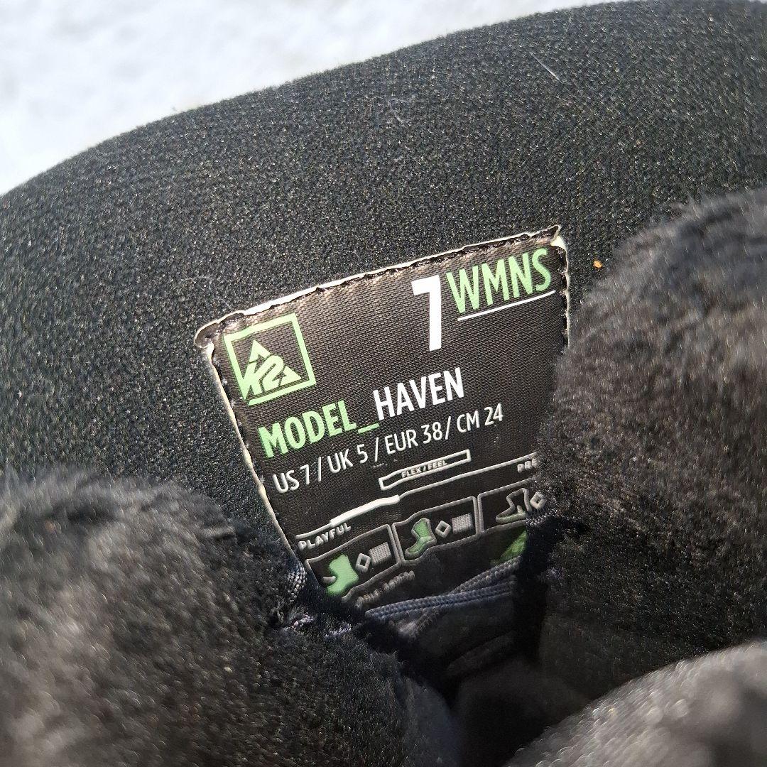 【美品】K2 レディース BOA スノーボード ブーツ HAVEN