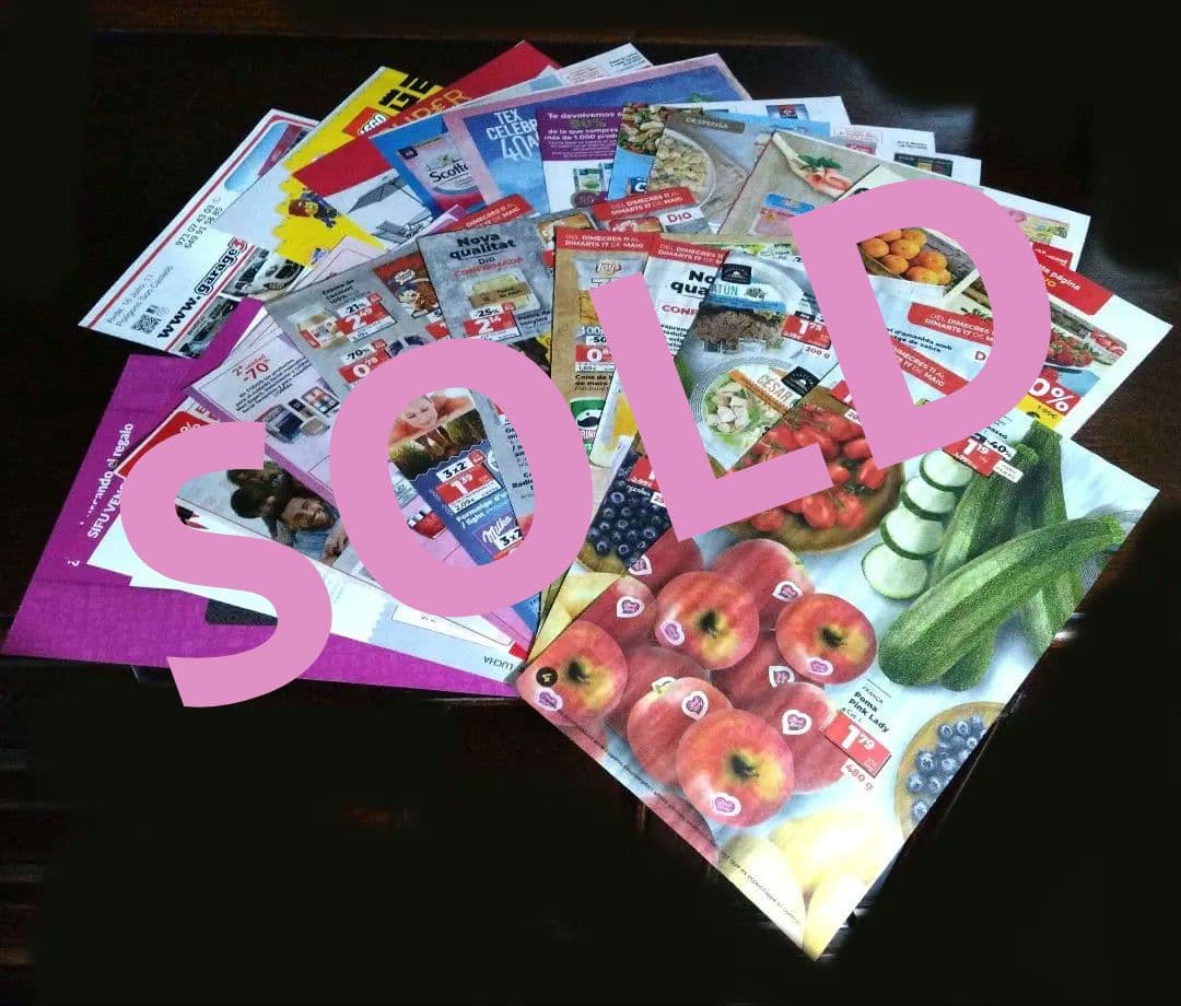 ⑥ 海外紙モノ 広告 フライヤー ちらし チラシ 20枚セット