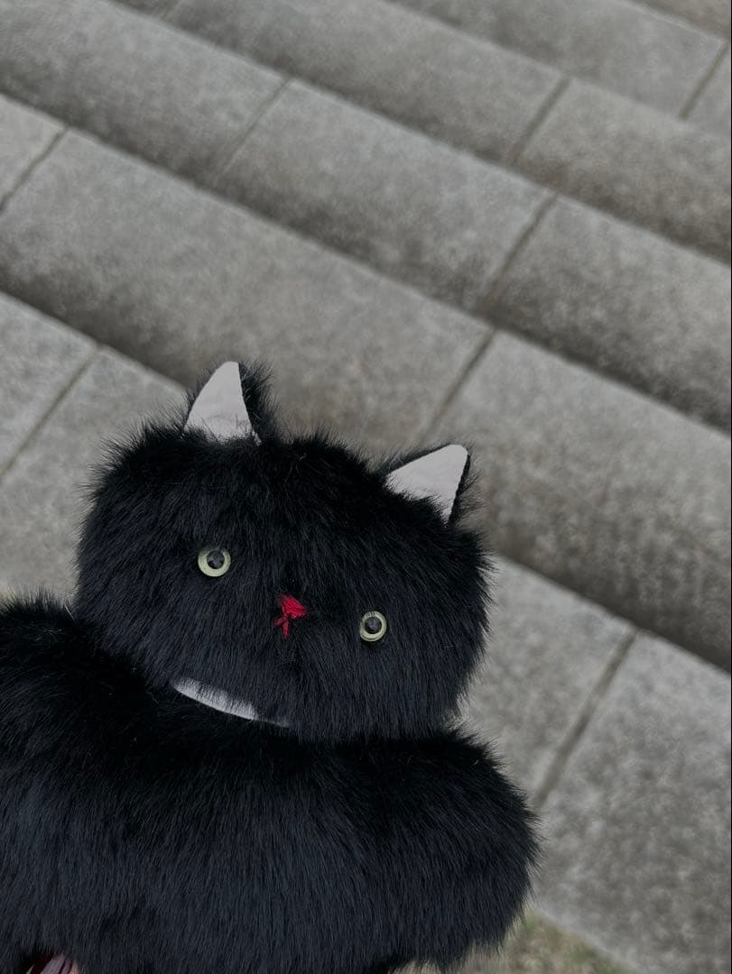 さて ハンドメイド ぬいぐるみ 黒猫