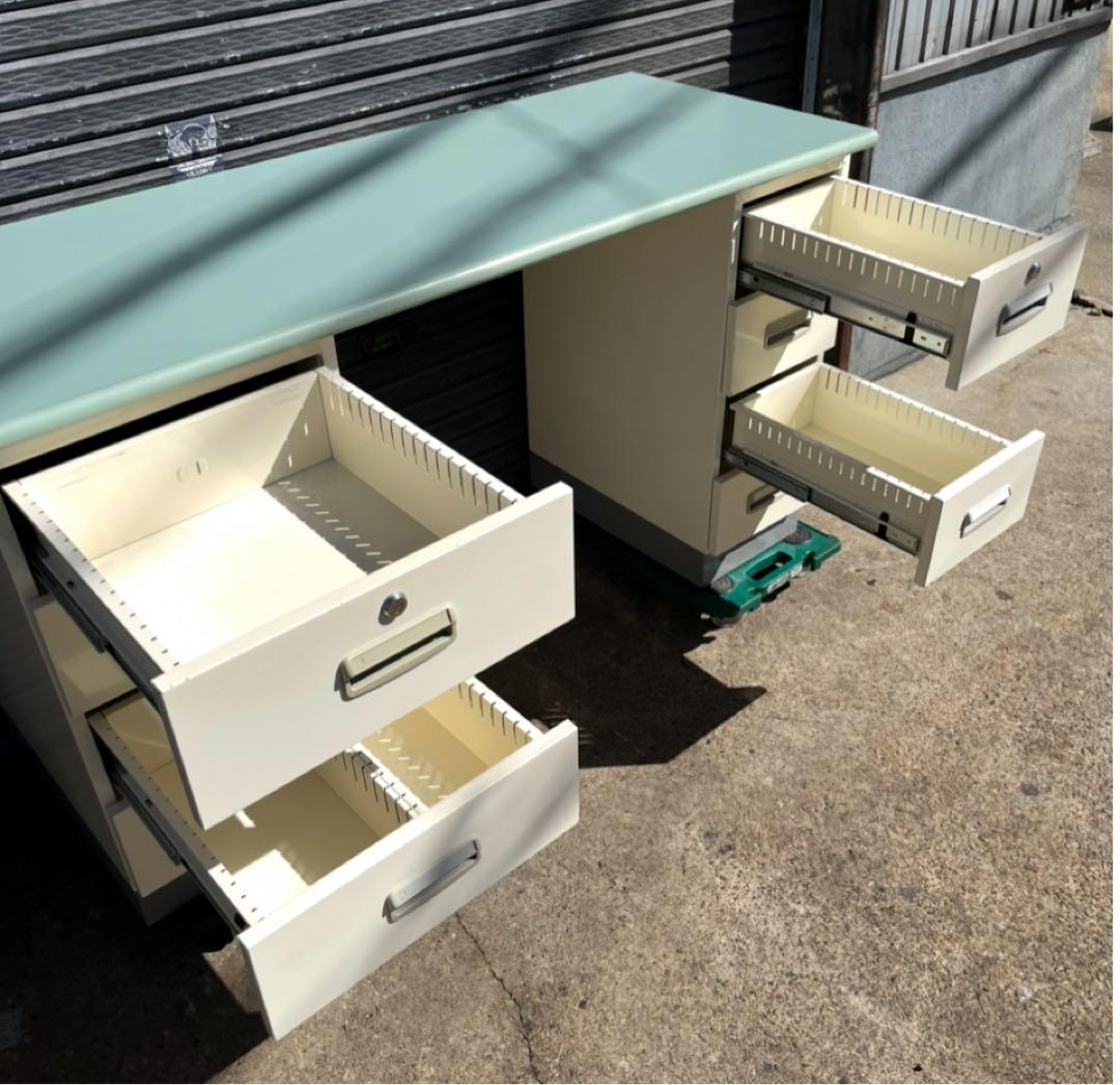 高園産業 SOLNO 両袖デスク 監査台 机 作業台 タカゾノ 調剤台