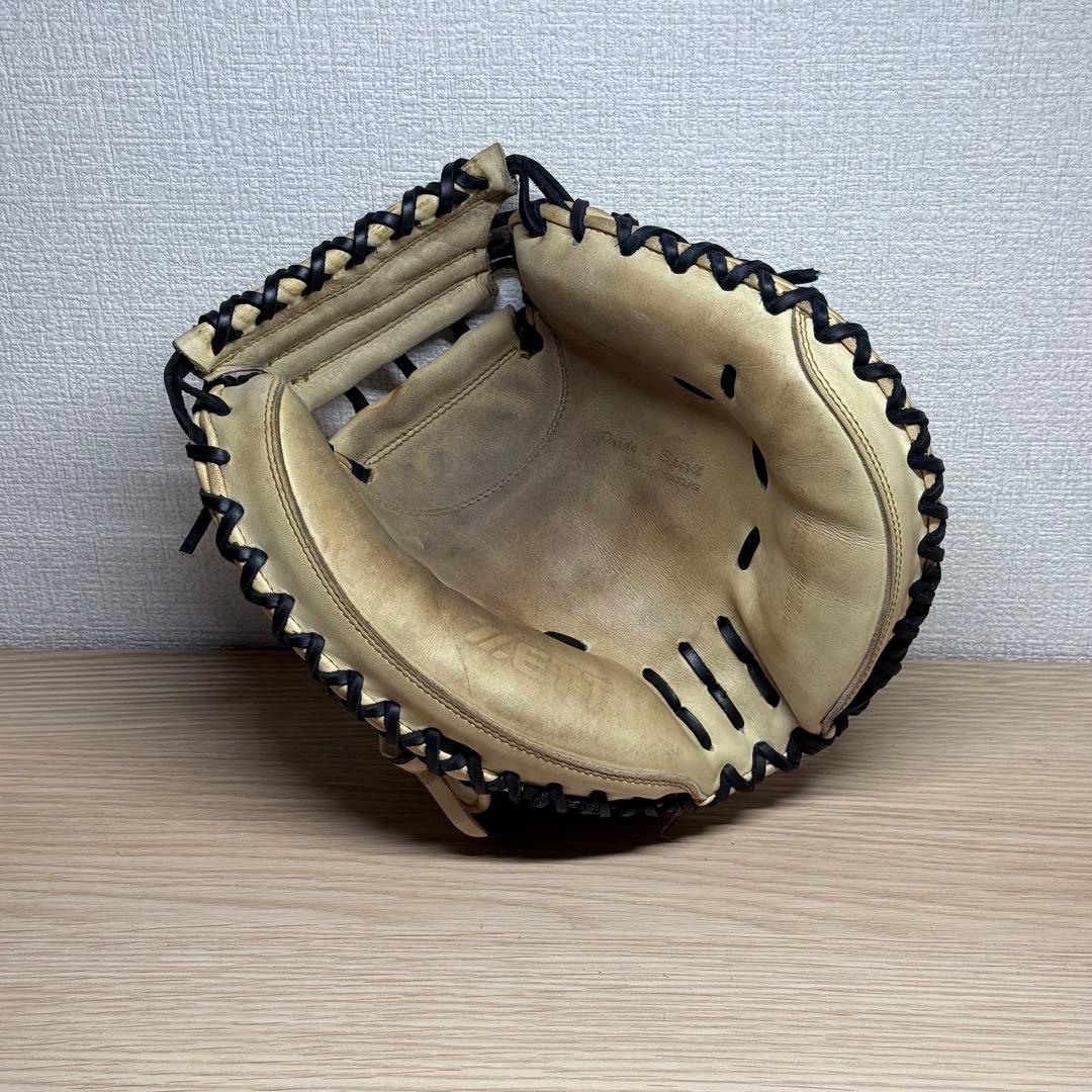 ZETT プロステイタス 軟式キャッチャーミット クロス締め