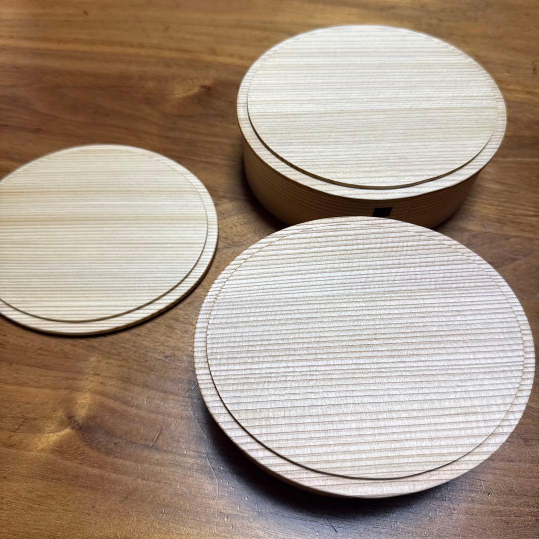 大館工芸社　ひな弁当　木製曲げわっぱ　大館曲げわっぱ