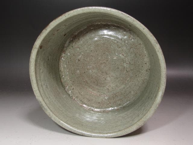 ★　古唐津水指　山の綿　裏千家　十四代　淡々斎の花押がございます★x518