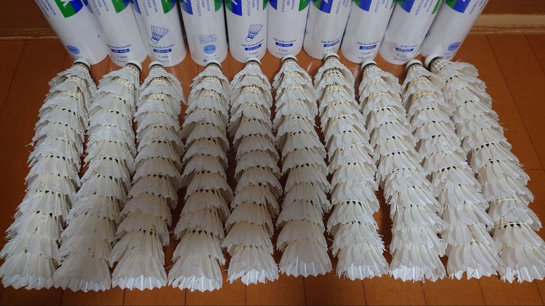 バドミントン 中古シャトル　240球　ヨネックス　エアロセンサ 500　600他