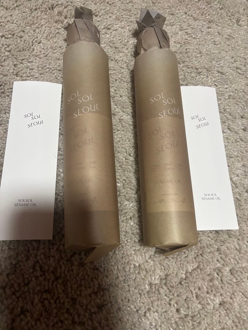 SOL SOL SEOUL ごま油 2本セット