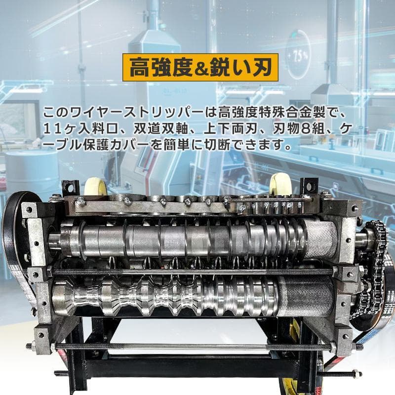 大型 電線皮むき機 1〜50mm   ワイヤー ケーブル ストリッパー 剥線機