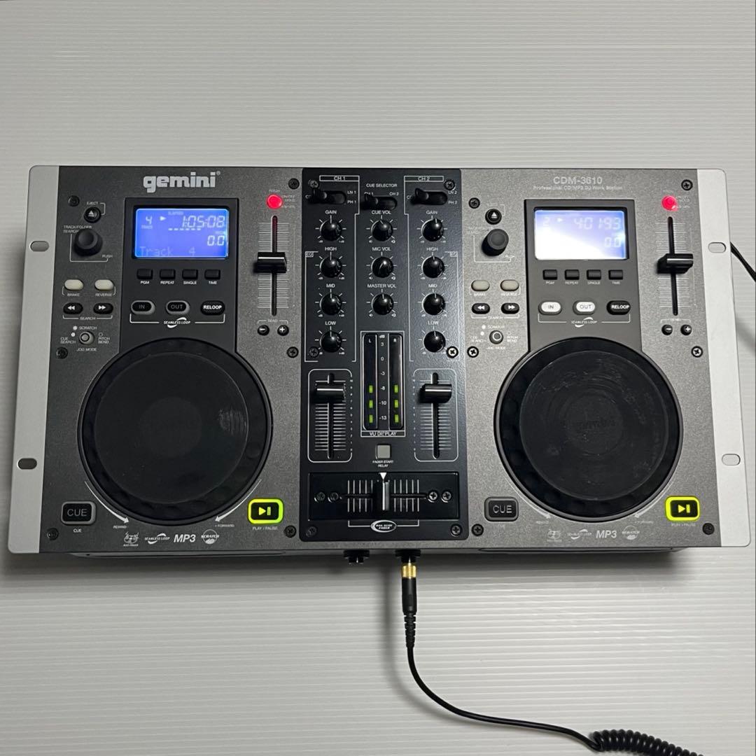 送料込 gemini CDM-3610 MP3対応 DJ機材