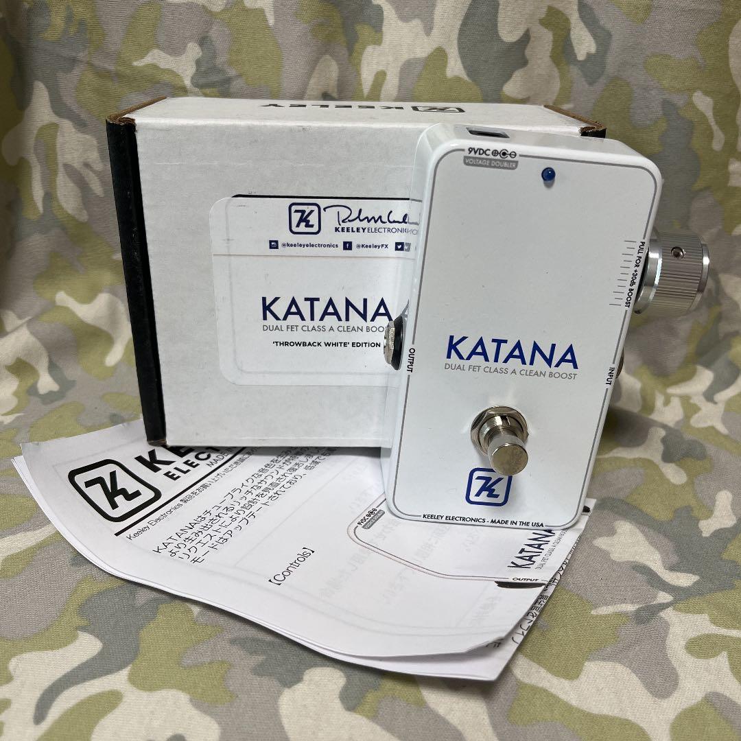 ギター KEELEY / Katana Throwback White Edition