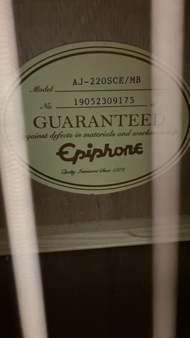 Epiphone AJ-220SCE/MB アコースティックギター