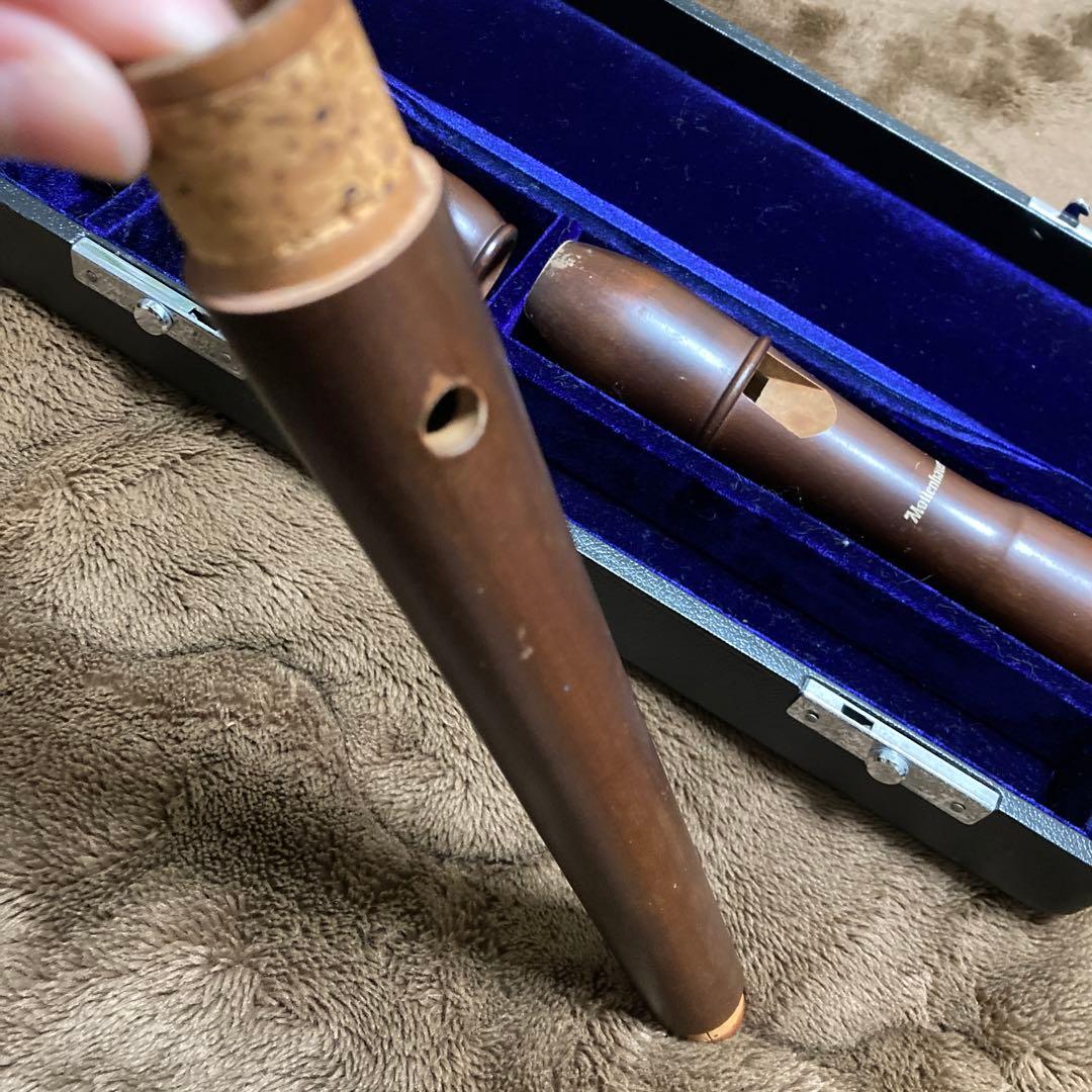 Mollenhauer アルトリコーダー 木製 ブラウン ケース付き