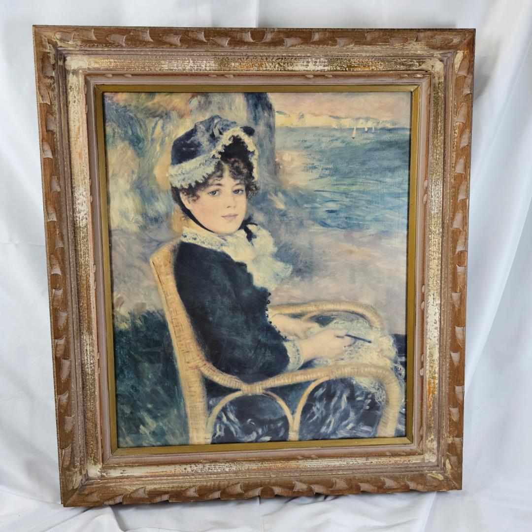 ルノワール　アートプリント　海辺にて