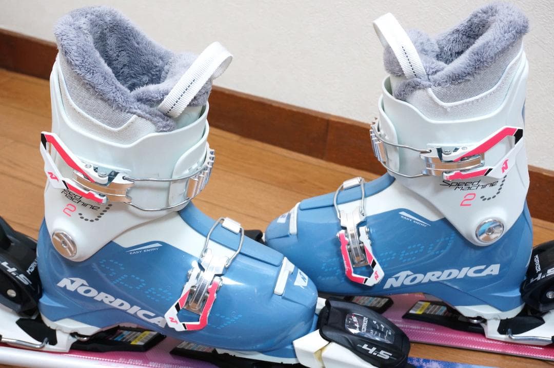 メンテ済 110cm 靴20.5cm NORDICA スキーセット 美品