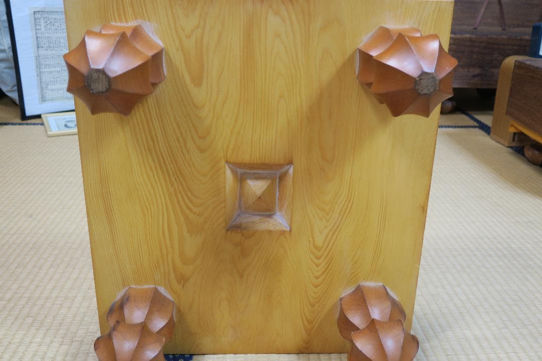 榧三寸木裏碁盤(囲碁)