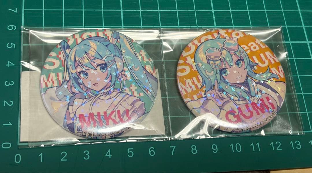 初音ミク　GUMI Digital Stars 57mm缶バッジセット