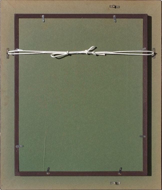 円池茂『赤衣の婦人』6号 シェル美術賞展三席入賞 フランス ル・サロン入選