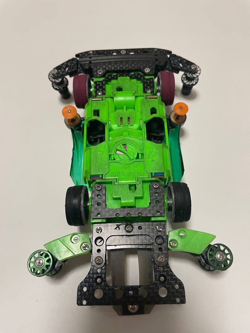 ミニ四駆 まとめ売り MSフレキ完成車 加工ローラー フルカーボン 周辺機器