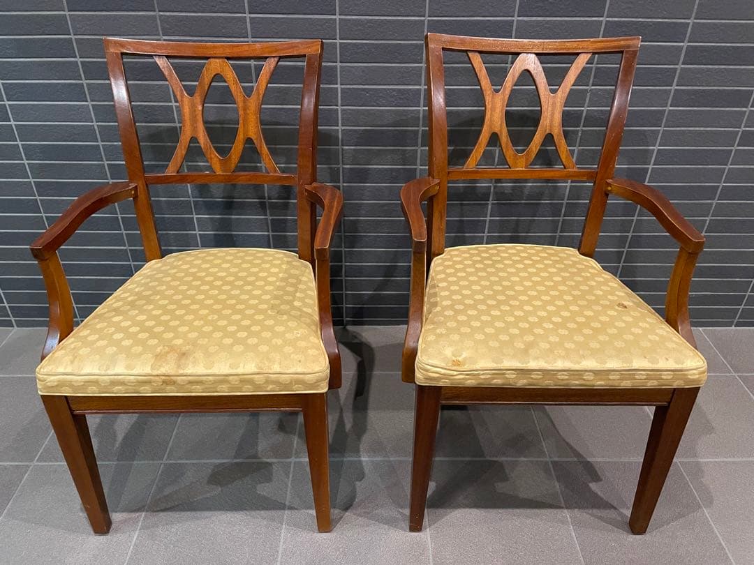 最高級 DREXEL HERITAGE ドレクセル ダイニングチェア 2脚