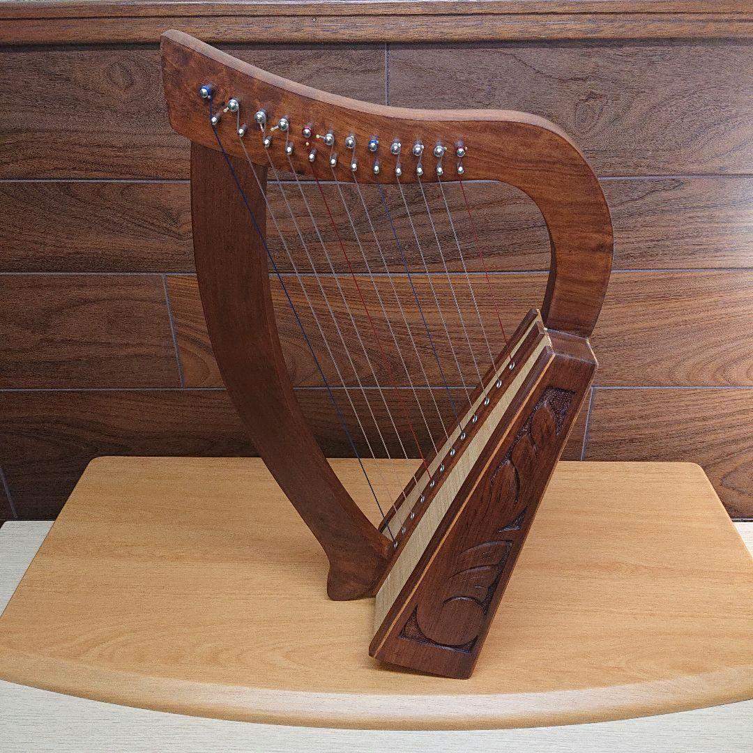 ベイビーハープ 12弦 専用バッグ 教本 チューニングキー付きミッドイースト