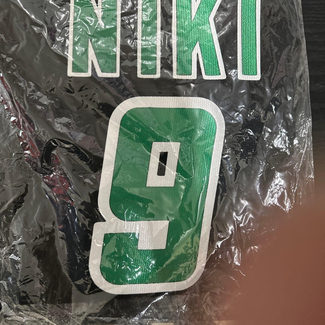 デサント　バレーユニフォーム　長袖　ブラック　圧着マーキング入り　セット