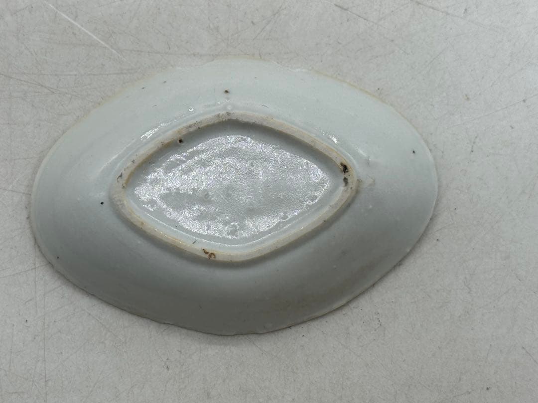 時代　白磁　菱形小皿7点　豆皿　送料込み260131