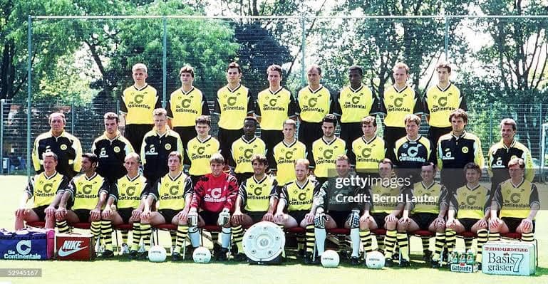 ドルトムント 95/96 ホーム ユニフォーム 長袖