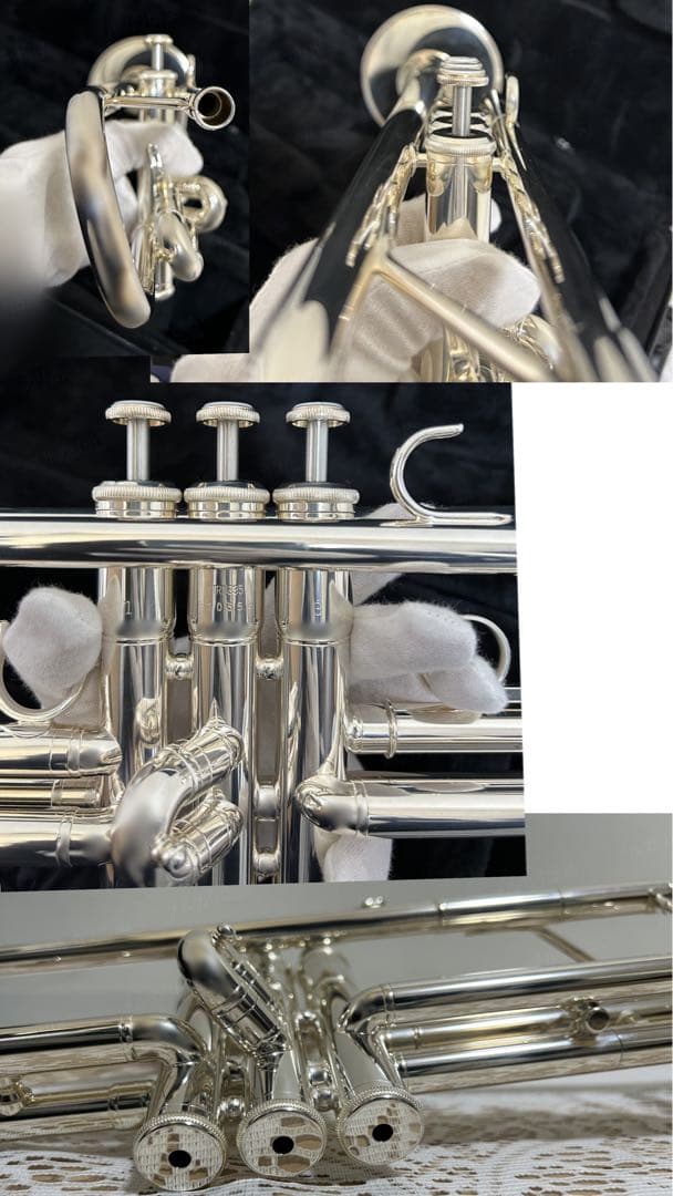 YTR-3335Sトランペット本体＋ケース＋マウスピース2個＋楽譜＋クロス