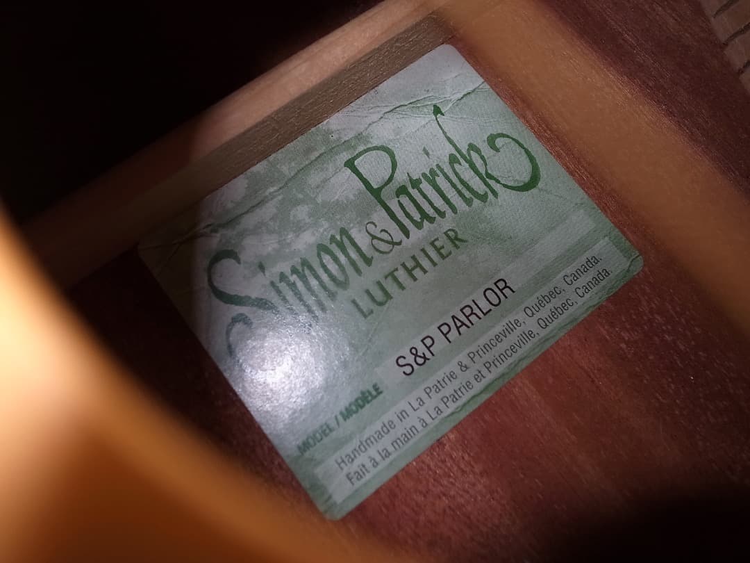 カナダ製　Simon＆Patrick S＆P PARLOR TOP 単板＋ケース